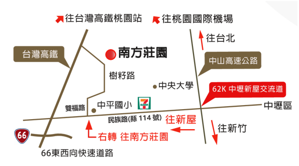 南方莊園地圖